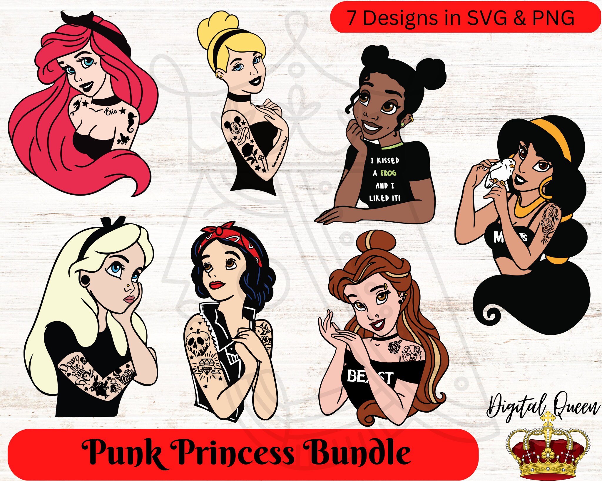Share more than 90 gothic tattooed disney princesses latest in.eteachers