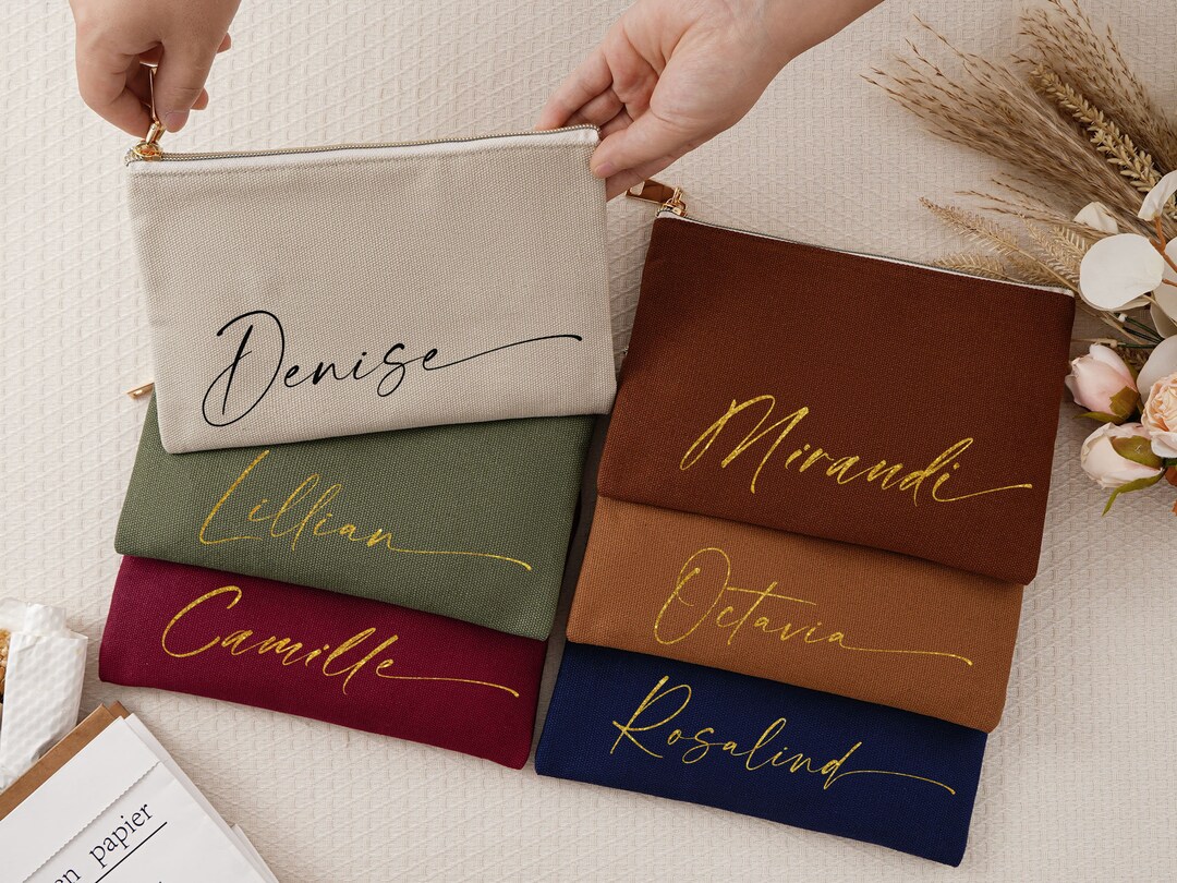 Christmas Gifts Hercosmetic Bag Clutchpersonalized Makeup Etsy UK