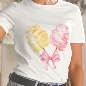 Cotton Candy Girl Short-Sleeve Women&#39;s T-Shirt | Cheeky Tee | Flirty Ladies Graphic Tee