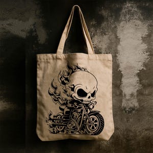 Teschio di motociclista in formato SVG, Scheletro di motociclista morto carino in formato SVG, Motocicletta, Bicicletta, File di taglio Cricut Silhouette Clipart Vettore Digitale Dxf Png Eps