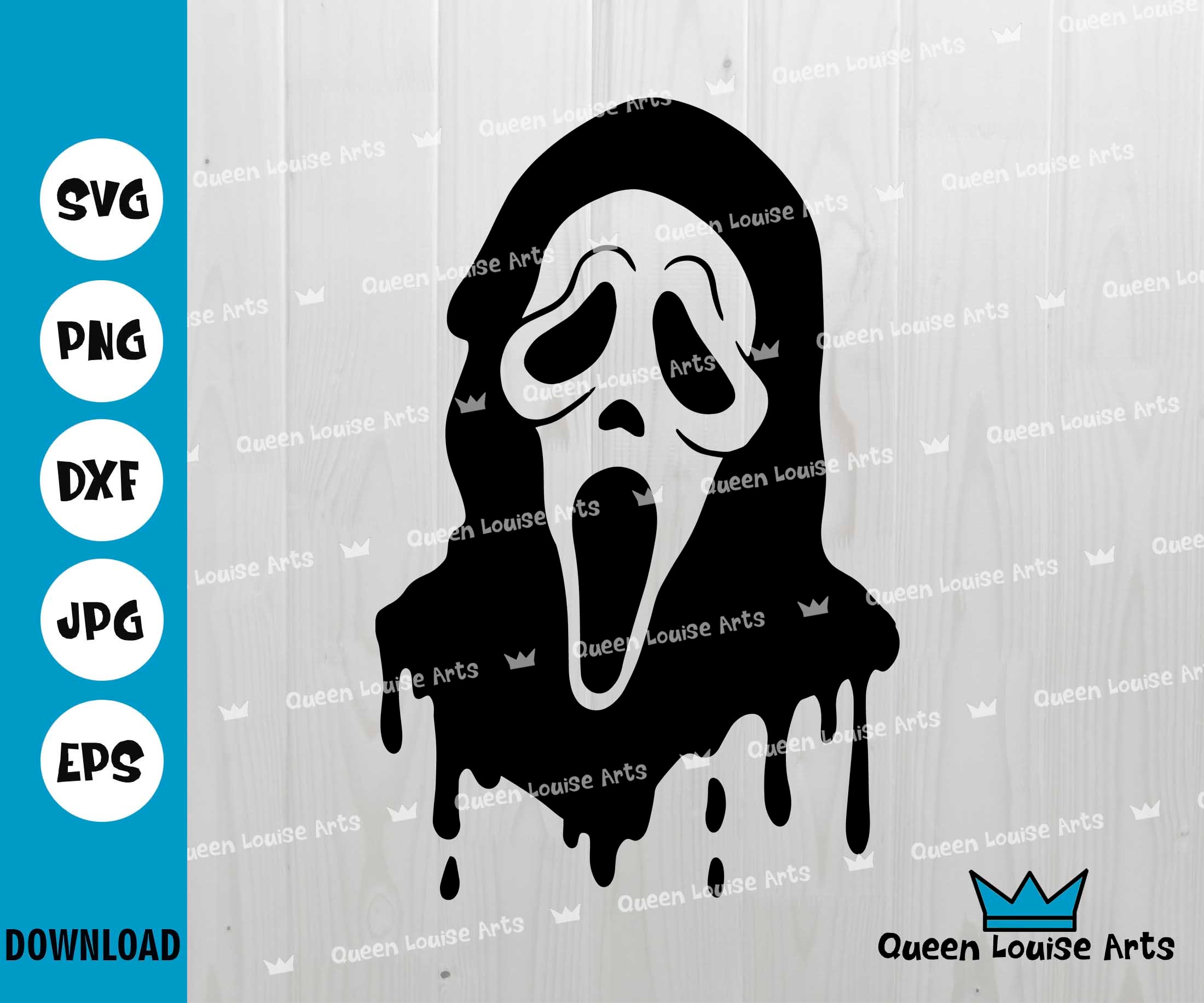 Ghost Face SVG Scream Mask Svg Png Horror Hhost (Download Now) 