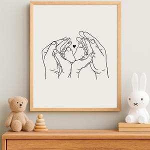 Gambe e mani del bambino con plotter SVG DXF PNG File Genitore Cricut Love Silhouette Scarica Clipart del bambino Famiglia File di taglio in vinile Monogramma della mamma