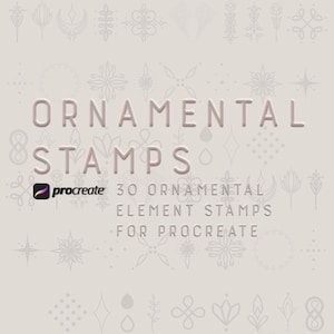 Ornamental Stamp Brushes for Procreate