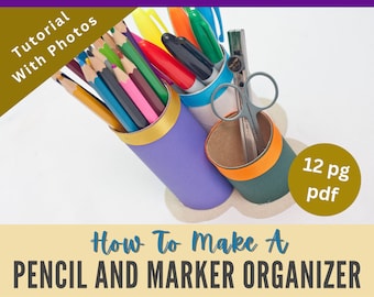 How To Make A Clever Pencil Organizer/ DIY Recycled Toilet Paper Roll  Printable/ Kindergarten Download / Homeschool Resource/ Classroom DIY