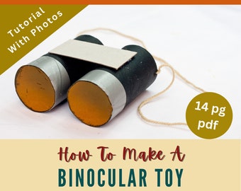 DIY Binocular Toy/ Kid Arts And Crafts Science Nature Printable/Preschool Kindergarten Download / Homeschool Resource/ Educational Classroom