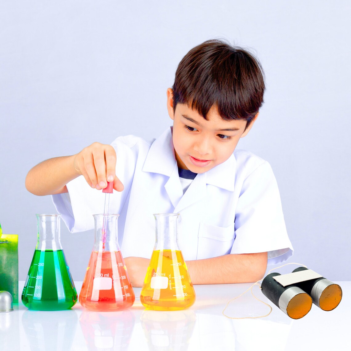 How to Make A Binocular Toy / Kid Arts and Crafts Printable / Preschool ...