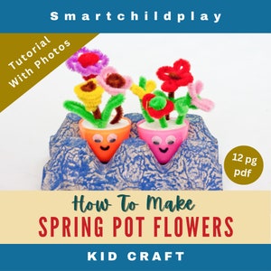 Wie man einen Eierkarton für den Frühling macht / Blumen basteln / Kindergarten Download / Frühling Sommer / Klassenzimmer DIY