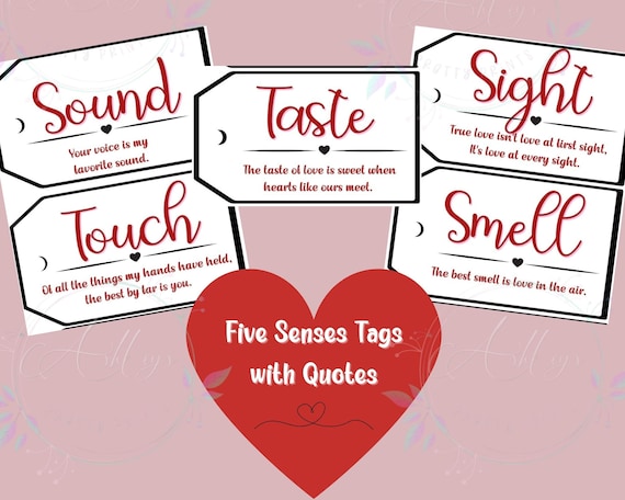 Five Senses Tags 