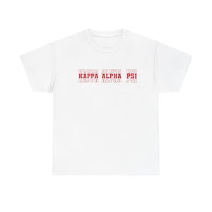 Katoenen Kappa-T-shirt, Greek Life-kleding, broederschapsshirt, studentenmode, vrijetijdskleding