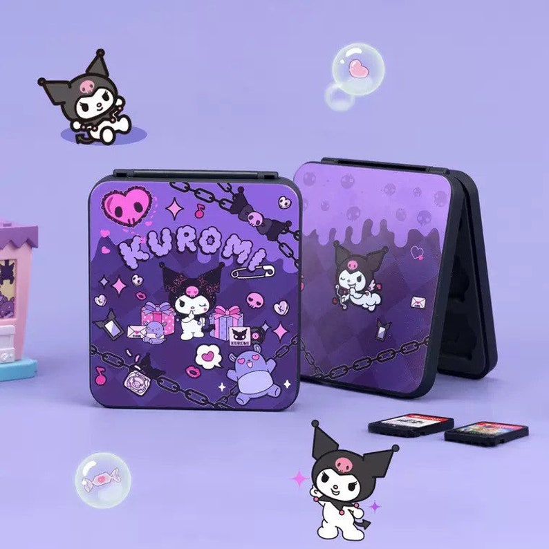 Nintendo Switch/switch OLED Kuromi Theme Protective Case Etsy