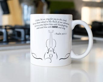 Digital Download, Psalm 95:1-2, Bible Verse SVG, Music, Scripture