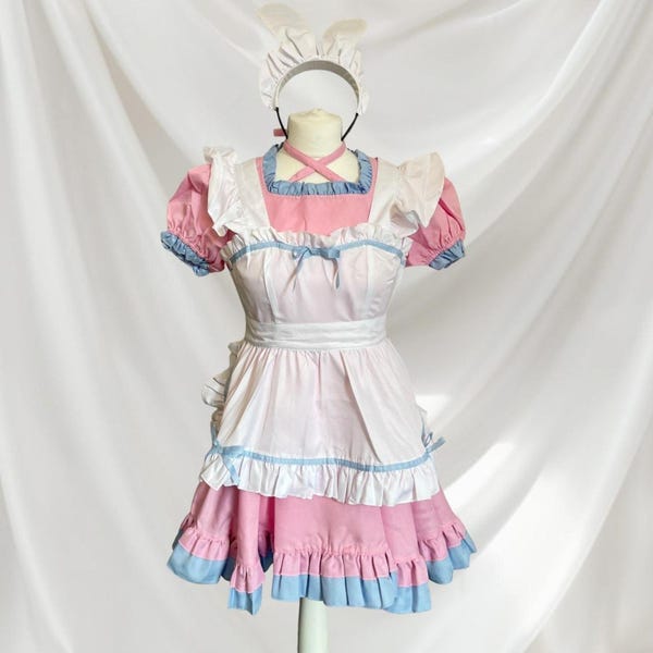 Black Bunny Maid Costume Set