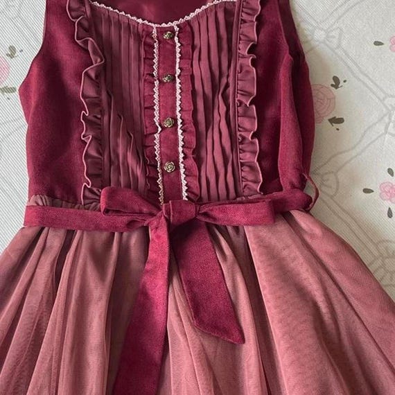 open lace back dress Double Lace-Up Knit Tunic  axes femme from JAPAN