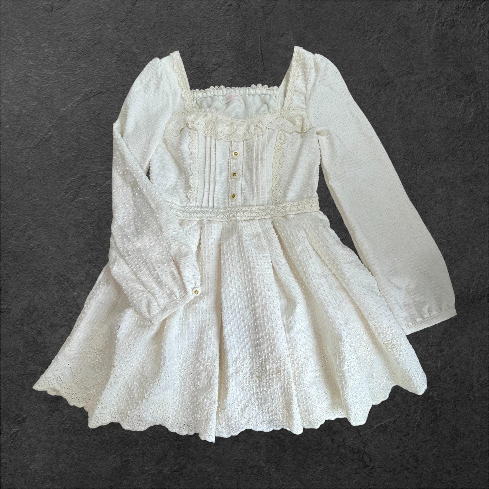 liz lisa white dress maxi in - Dresses LIZ LISA Official Online Store