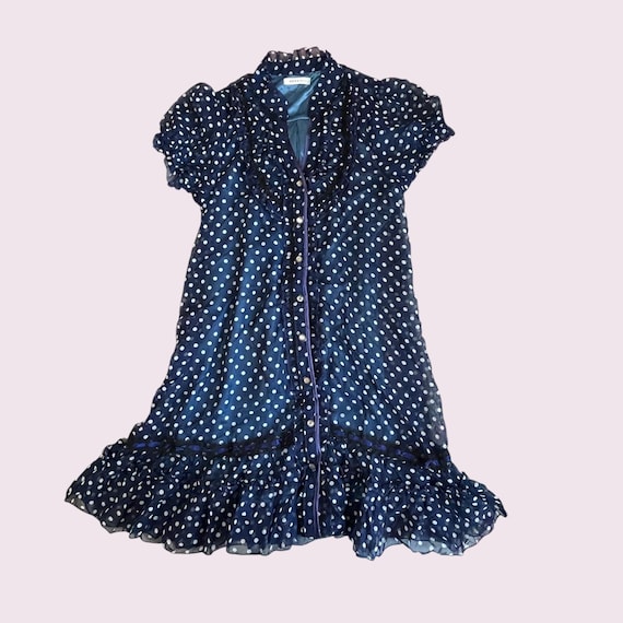 axes femme blue dress Patchwork Dress  axes femme from JAPAN