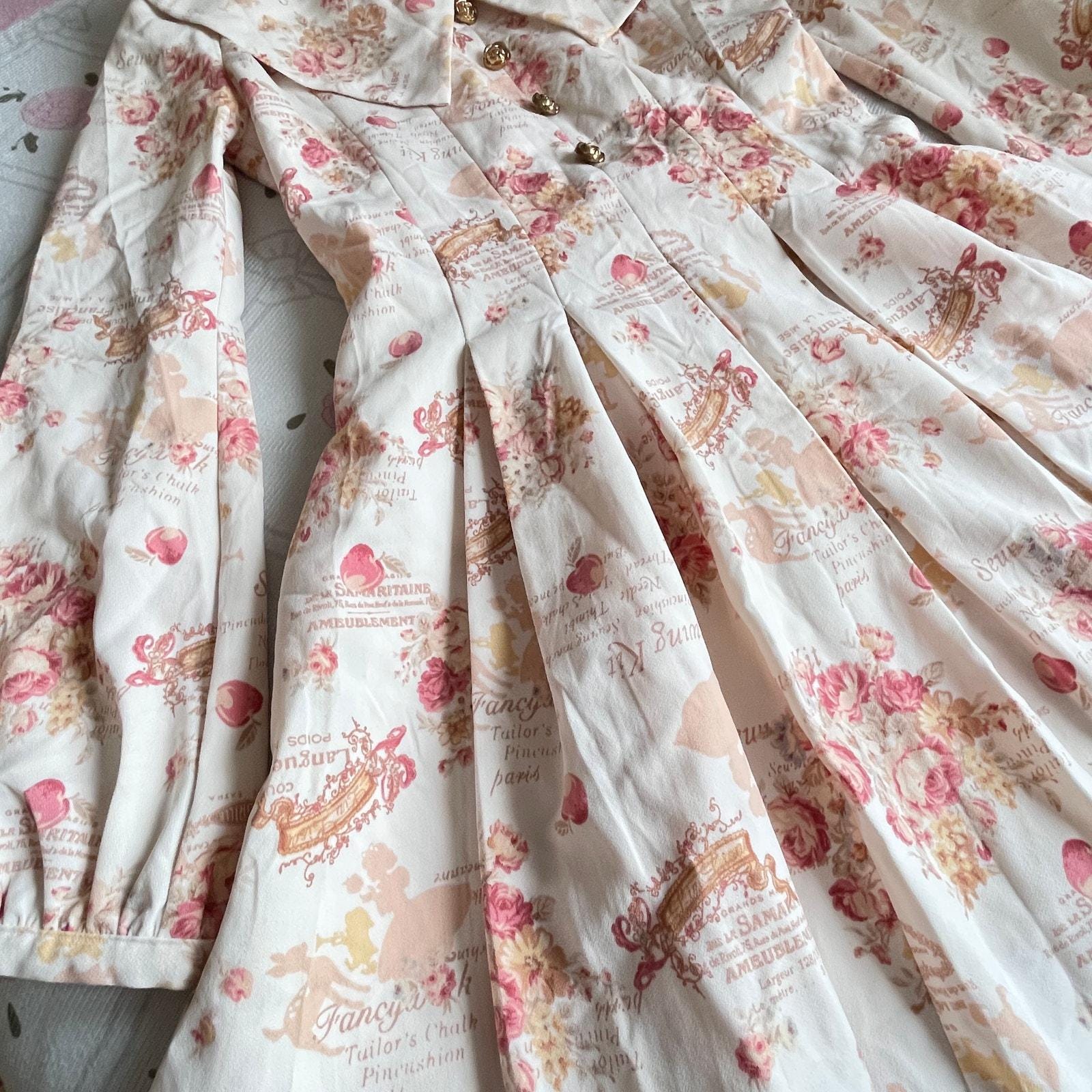 Liz Lisa Floral Long Sleeve Dress – Classic Himekaji Style - Etsy