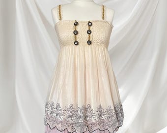 Japanese brand Axes Femme lace-trimmed embellished camisole top