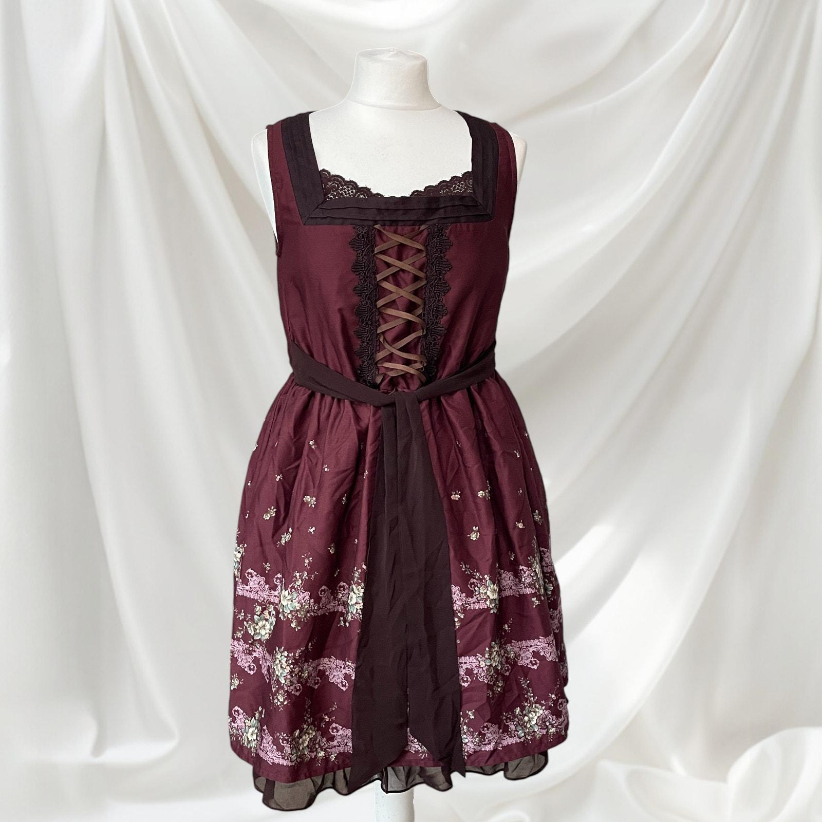 axes femme red dress Red velvety Axes Femme JSK - Thin Strap/JSK