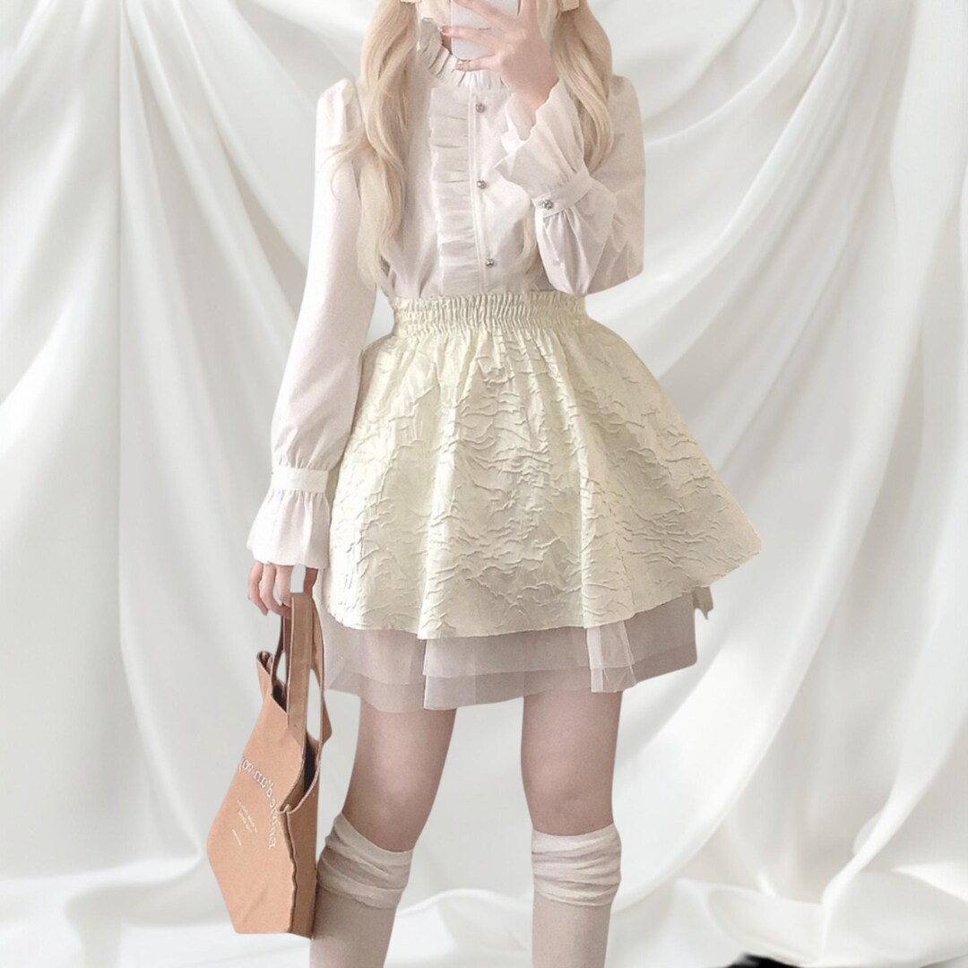 Cream Ikigai Bolero & Shirt Dress Set