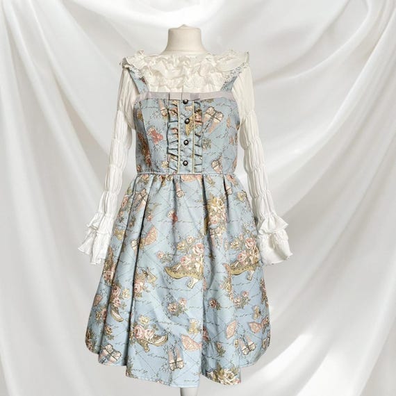 axes femme blue dress Country Rose Dress – axes femme from JAPAN main image 0