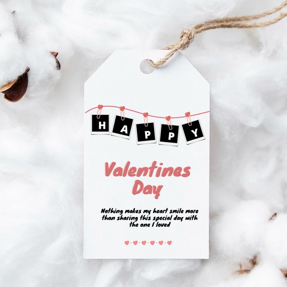 Valentines Day Gift Tags Template