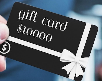 Custom Prank Gift Card