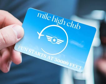Custom Mile High Club Card