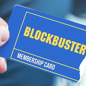 Custom Novelty BlockBuster Membership Card