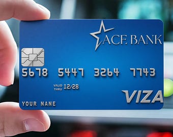 Custom Movie Prop Play Credit Card