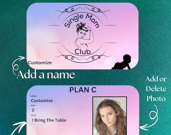 Custom Single Mom Prank Card