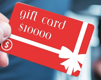 Custom Prank Gift Card