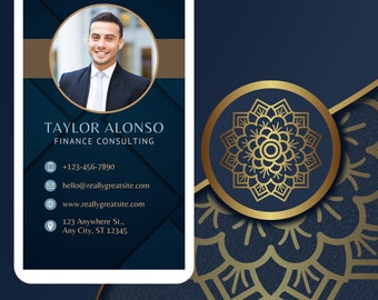 Custom Modern Business Card