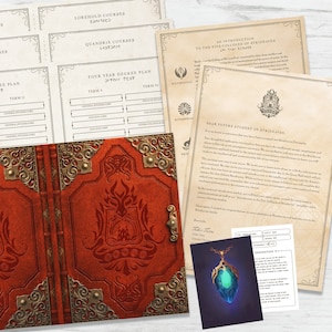 Paquete de orientación de Stixhaven / Carta de aceptación / Universidad de Strixhaven / Calabozos y dragones / Imprimibles de D&D / DnD 5E