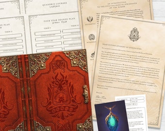 Stixhavens introduktionspaket / Antagningsbrev / Strixhaven University / Dungeons and Dragons / D&D-utskrifter / DnD 5E