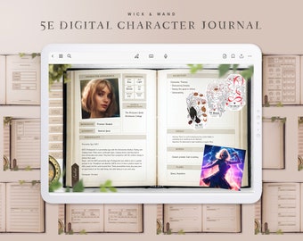 Digital Character Book / Goodnotes DnD Character Book / D&D Journal / For Goodnotes or Notability