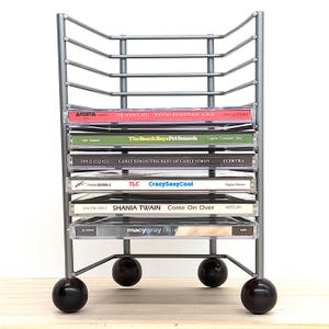 Vintage Target Soundgear CD12 Wire CD Rack - Holds 12 CDs, Compact Disc Organizer, Retro Media Storage, Gift for Music Lovers