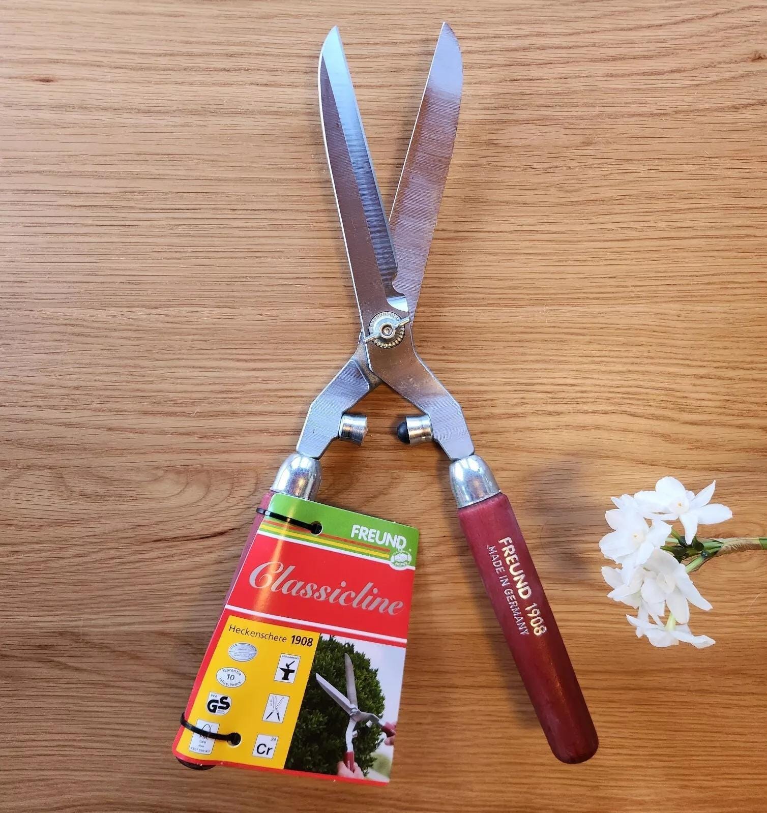Vintage Freund Hedge Shears – Chrome Blades, Made in Germany - Etsy