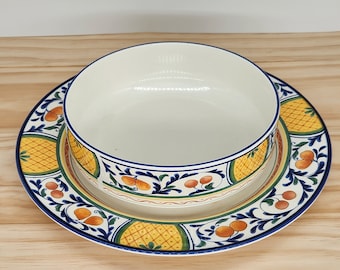 Vintage Mikasa Windsor Park Serving Set – Tropical Pineapple