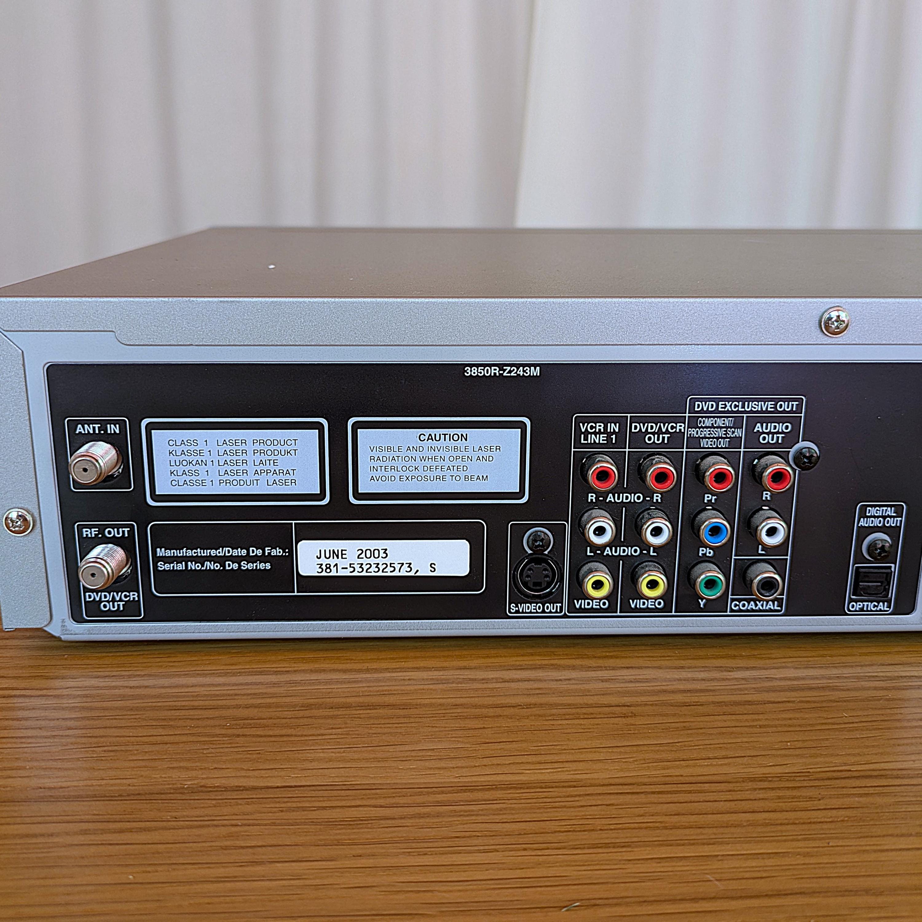 Zenith XBV343 DVD VCR Combo Player – 4-head Hi-fi Vhs Recorder