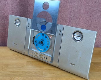 CDStudio 15インチ 木製回転式CDラック フォトフレーム付き