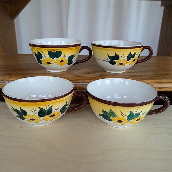 Vintage Vernon Kilns Brown Eyed Susan Dinnerware – Mid-century
