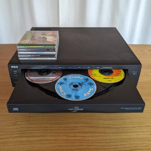 Vintage 2002 RCA RP8070 5-Disc CD Player - Carousel Changer - Working - No Remote