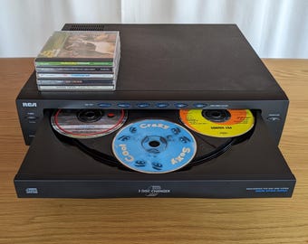 Vintage Sony 5-disc CD Changer CDP-C435 Player Carousel 1993 Made
