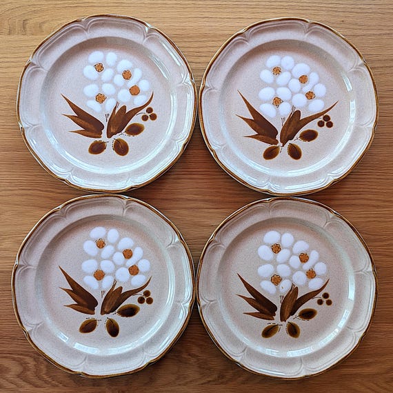 Vintage 1970's Hearthside Castlewood 10.5” Dinner Plates - Set of