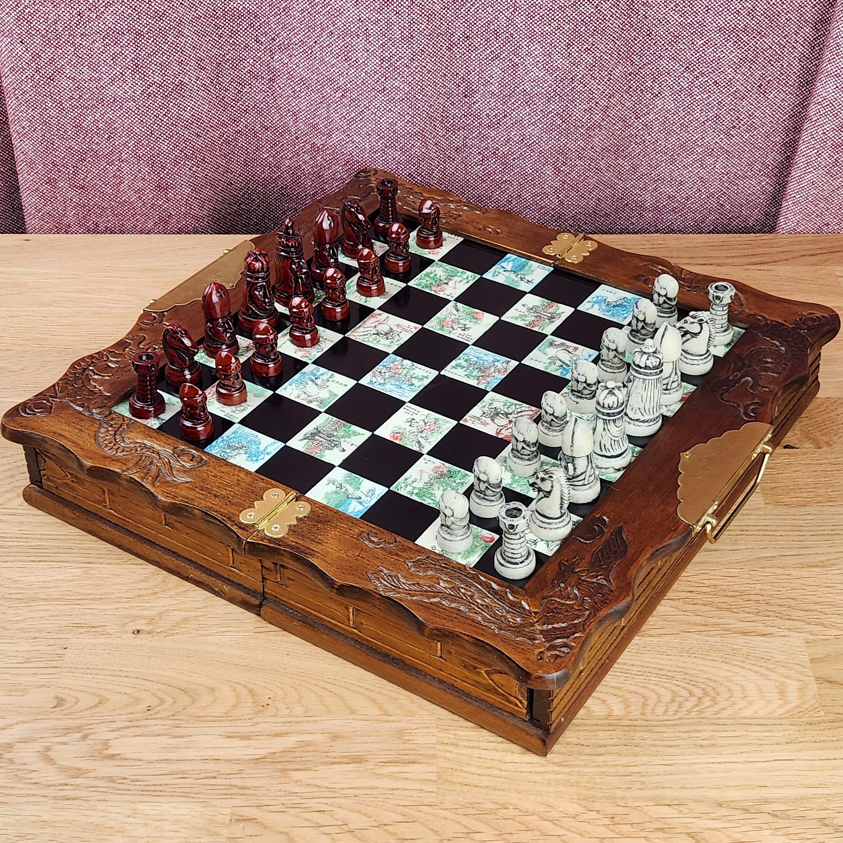 妖精チェス駒とボードセット 美品 レア チェスセット 将棋 ボードゲーム Fairy chess board - Etsy 日本