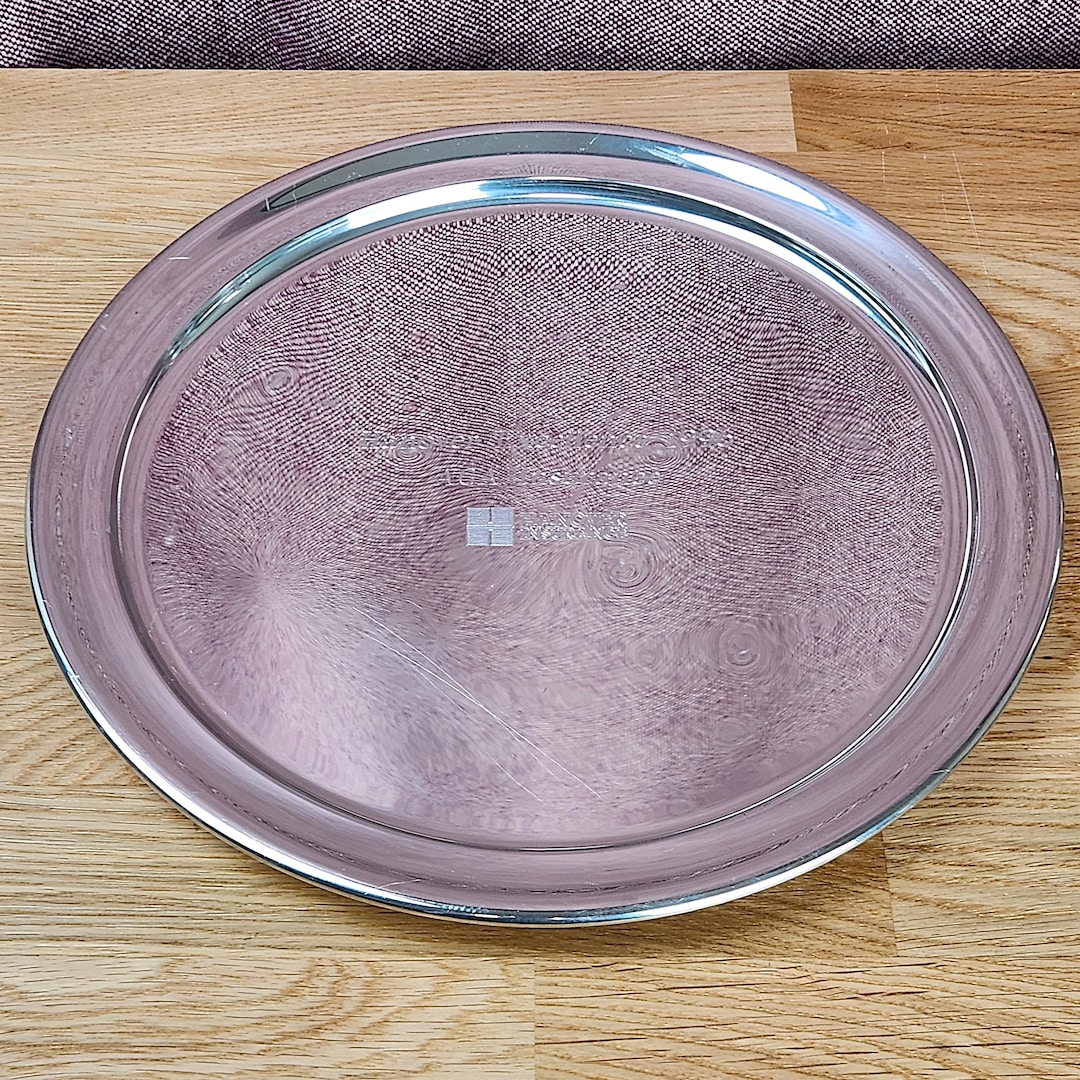 Tiffany & Co Handcrafted Pewter Platter 13