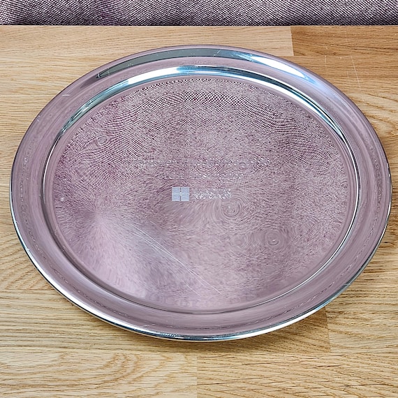 Tiffany & Co Handcrafted Pewter Platter 13