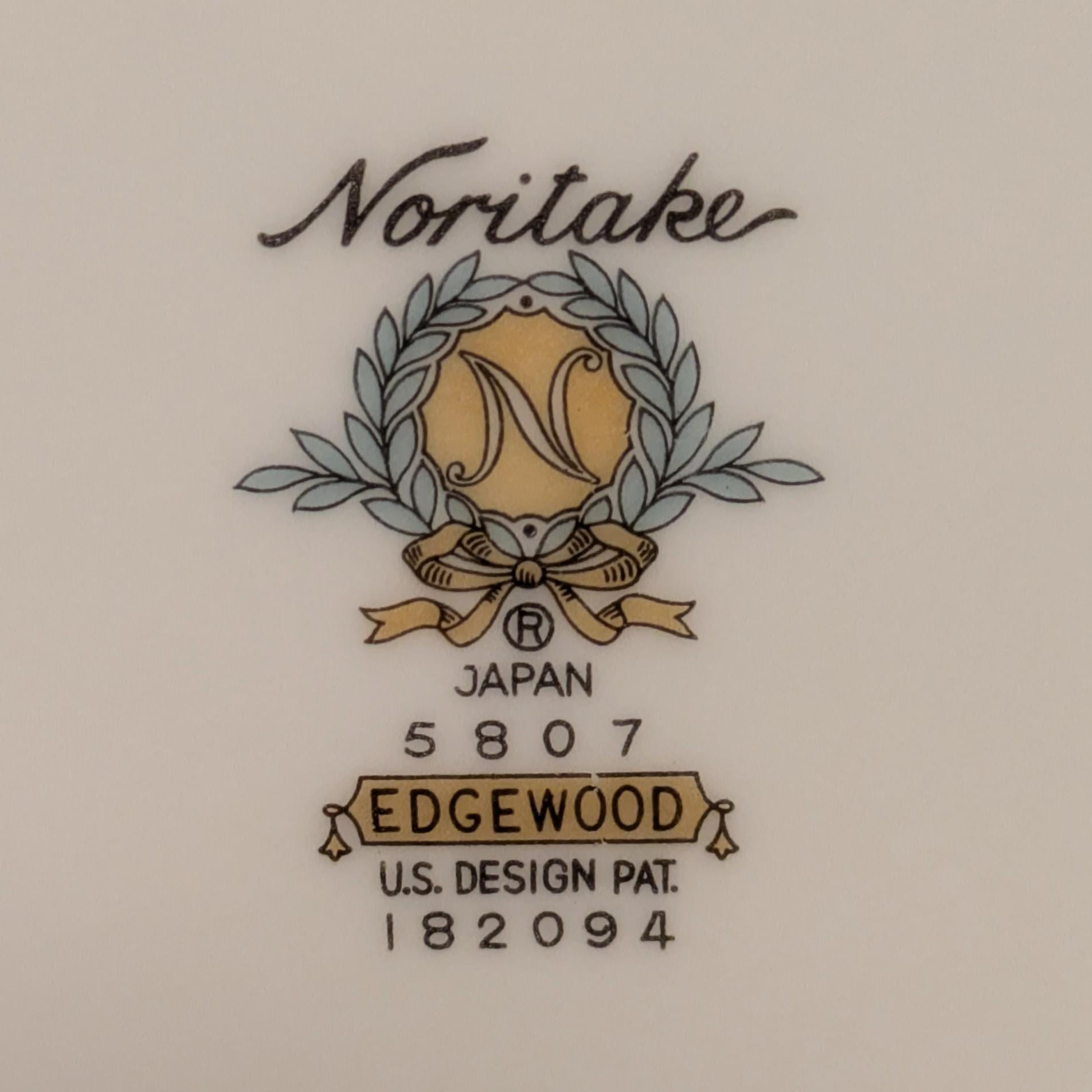 Noritake Edgewood 5807 Porcelain Dinnerware – Pink Blue
