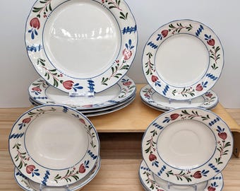 Nikko Tableware Three Piece Table Setting - Etsy