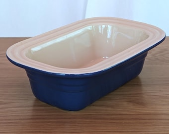 Molde para pan Le Creuset vintage de gres índigo de 1,1 L, azul cobalto